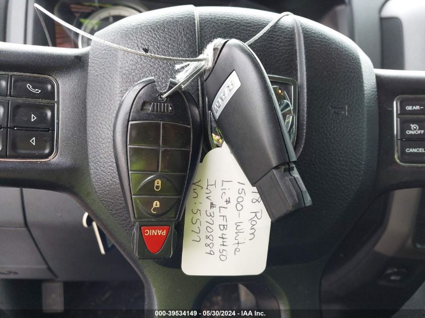 2018 Ram 1500 Express 4X2 5'7 Box VIN: 3C6RR6KG9JG195577 Lot: 39534149