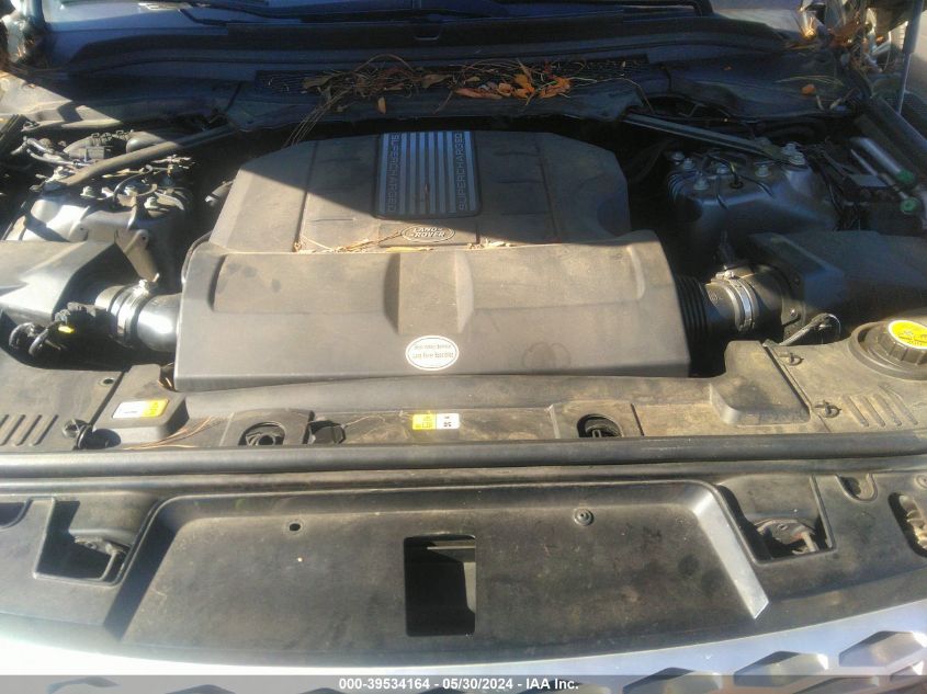 2016 Land Rover Range Rover Sport 3.0L V6 Supercharged Hse VIN: SALWR2VF4GA574848 Lot: 39534164