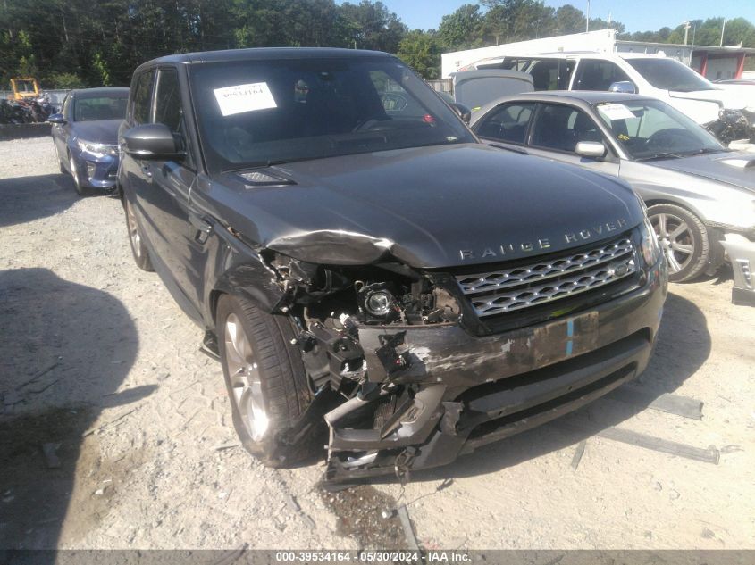 2016 Land Rover Range Rover Sport 3.0L V6 Supercharged Hse VIN: SALWR2VF4GA574848 Lot: 39534164