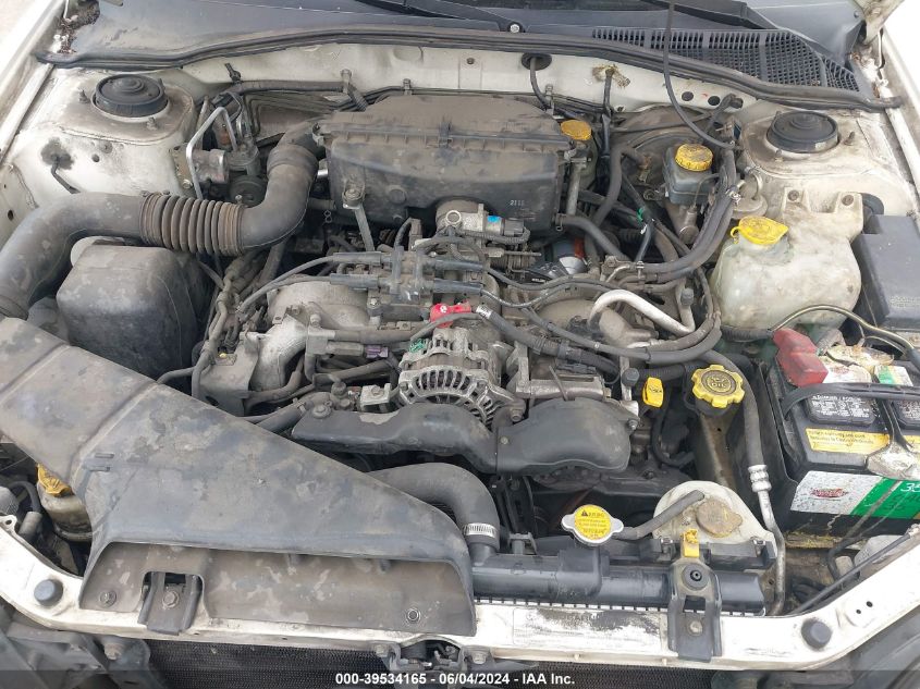 2002 Subaru Outback VIN: 4S3BH675626644852 Lot: 39534165