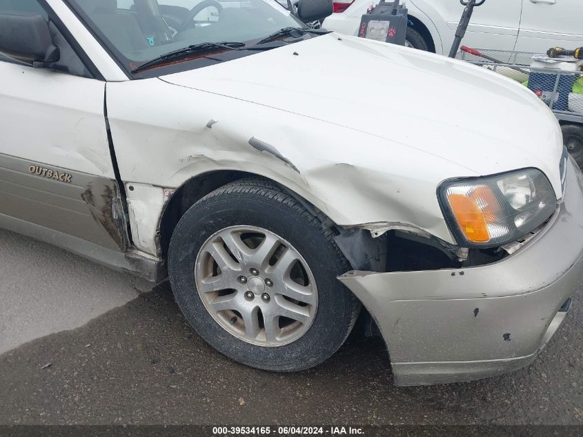 2002 Subaru Outback VIN: 4S3BH675626644852 Lot: 39534165