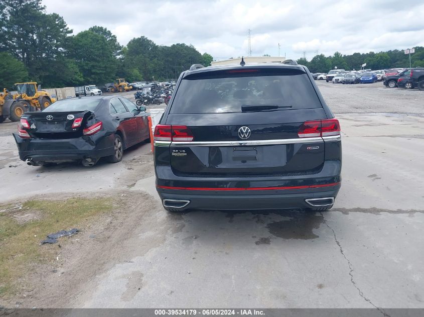 2021 Volkswagen Atlas 3.6L V6 Se W/Technology VIN: 1V2HR2CA7MC590872 Lot: 39534179