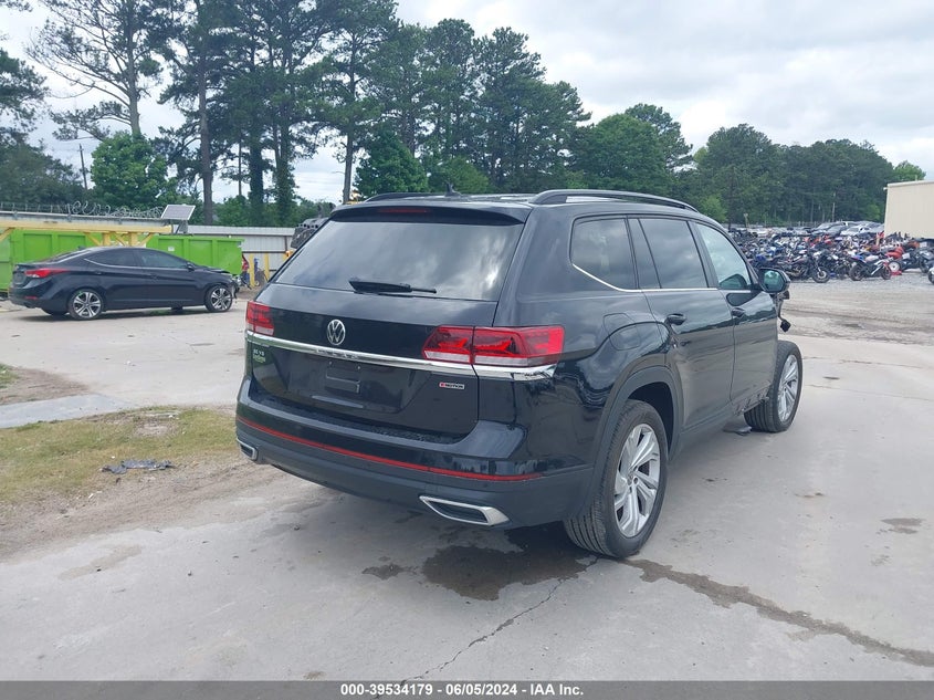 VIN 1V2HR2CA7MC590872 2021 VOLKSWAGEN ATLAS 3.6L V6 SE W/TECHNOLOGY