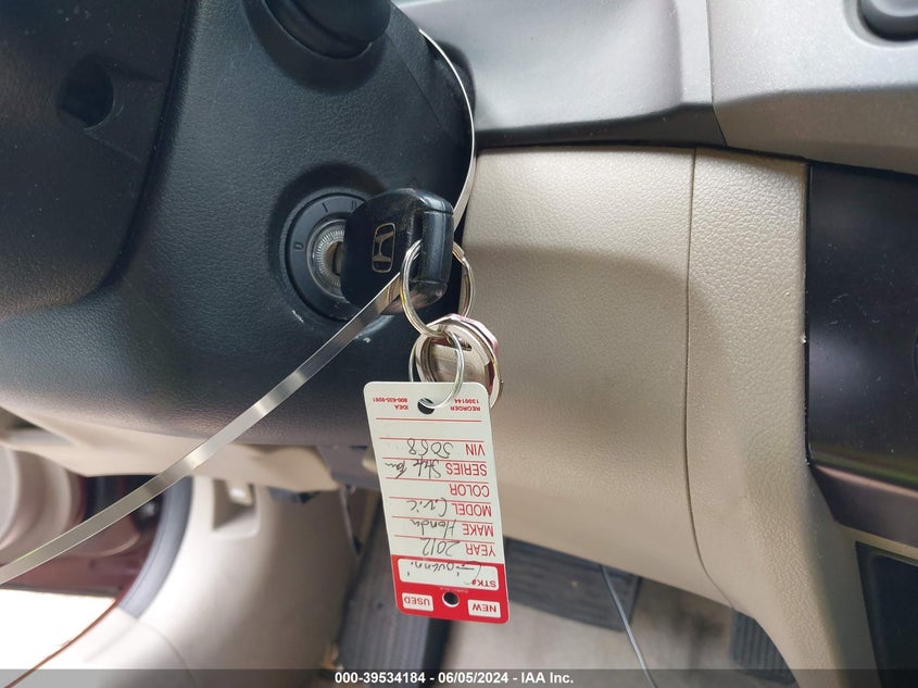 2012 Honda Civic Lx VIN: 19XFB2F58CE365556 Lot: 39534184