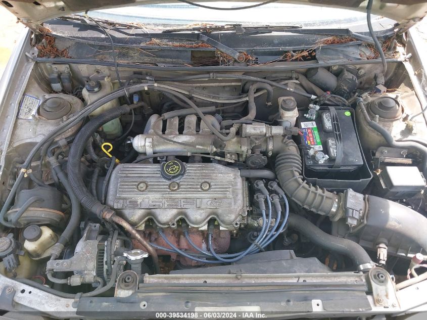 1991 Ford Escort Lx VIN: 1FAPP14J9MW143069 Lot: 39534198