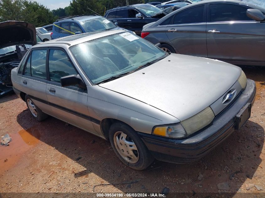 1991 Ford Escort Lx VIN: 1FAPP14J9MW143069 Lot: 39534198