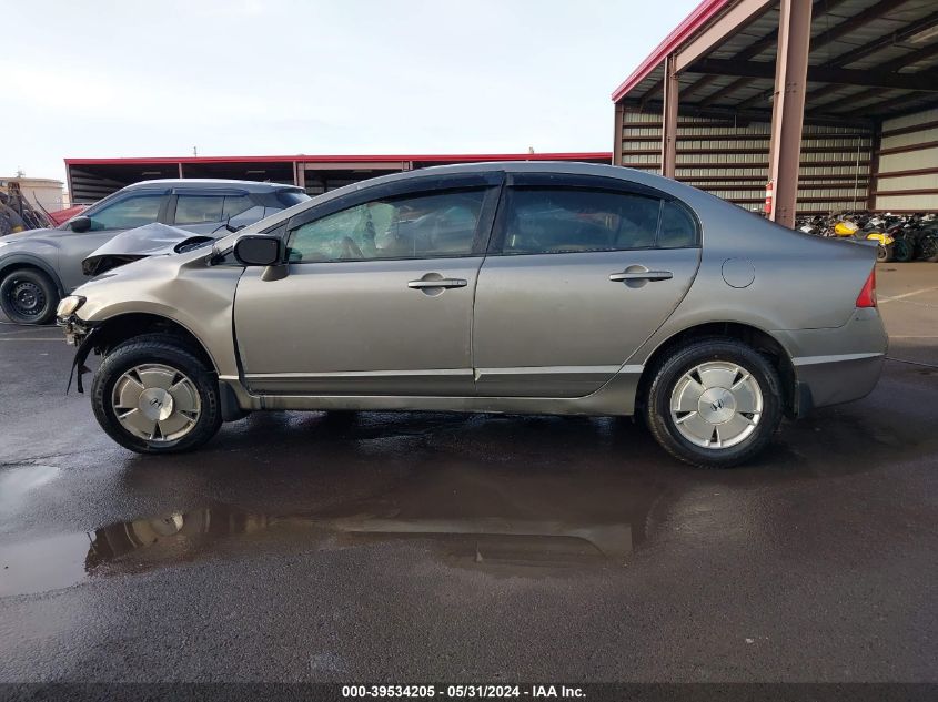 2008 Honda Civic Hybrid VIN: JHMFA36238S023482 Lot: 39534205