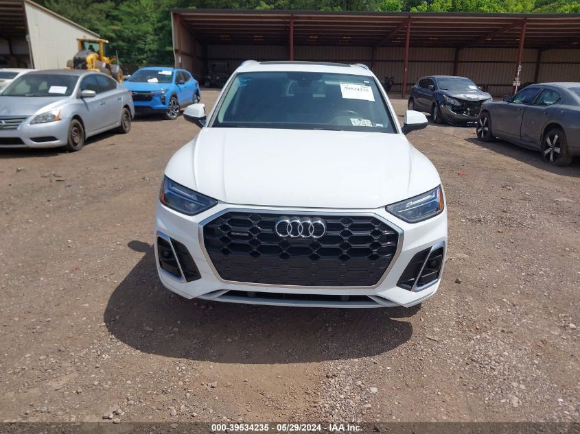 2023 Audi Q5 Premium Plus 45 Tfsi S Line Quattro VIN: WA1EAAFY5P2114932 Lot: 39534235