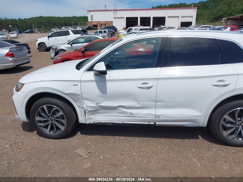 2023 Audi Q5 Premium Plus 45 Tfsi S Line Quattro VIN: WA1EAAFY5P2114932 Lot: 39534235