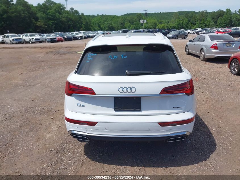 2023 Audi Q5 Premium Plus 45 Tfsi S Line Quattro VIN: WA1EAAFY5P2114932 Lot: 39534235