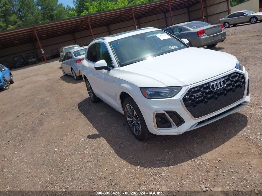 2023 Audi Q5 Premium Plus 45 Tfsi S Line Quattro VIN: WA1EAAFY5P2114932 Lot: 39534235