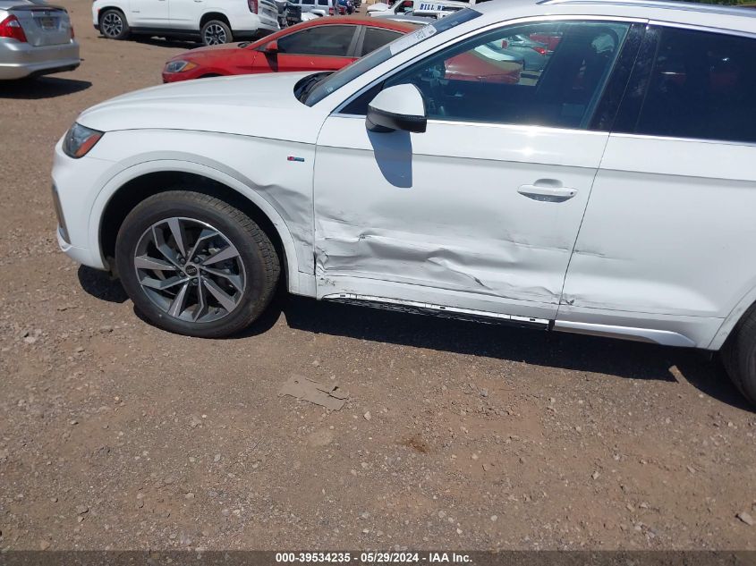 2023 Audi Q5 Premium Plus 45 Tfsi S Line Quattro VIN: WA1EAAFY5P2114932 Lot: 39534235