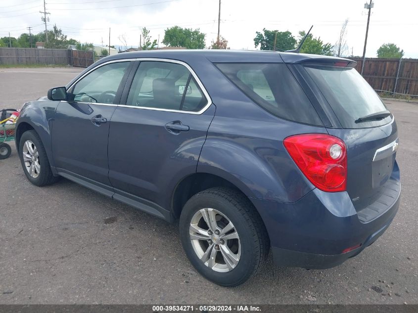 2013 Chevrolet Equinox Ls VIN: 2GNFLCEK3D6186358 Lot: 39534271