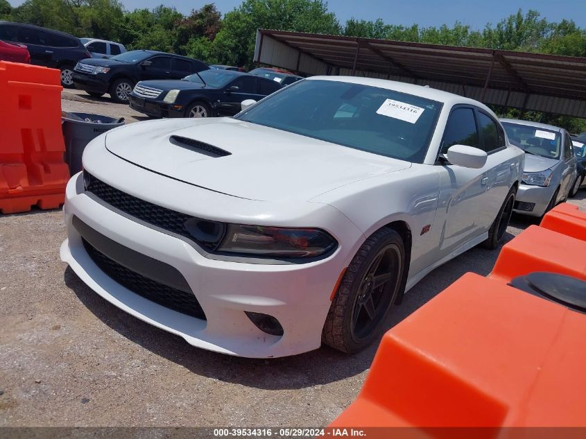 2019 Dodge Charger Scat Pack Rwd VIN: 2C3CDXGJ0KH717896 Lot: 39534316