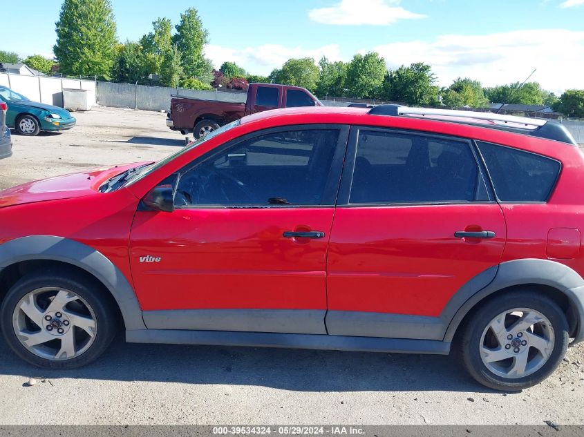 2004 Pontiac Vibe VIN: 5Y2SL62874Z413038 Lot: 39534324