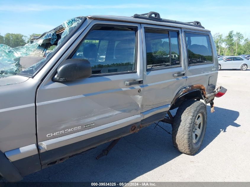 2001 Jeep Cherokee Limited/Sport VIN: 1J4FF58S61L625749 Lot: 39534325