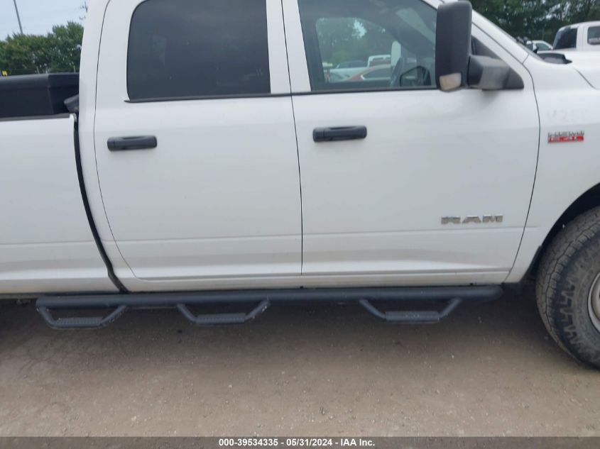 2022 Ram 2500 Tradesman 4X4 8' Box VIN: 3C6UR5HJ1NG273072 Lot: 39534335