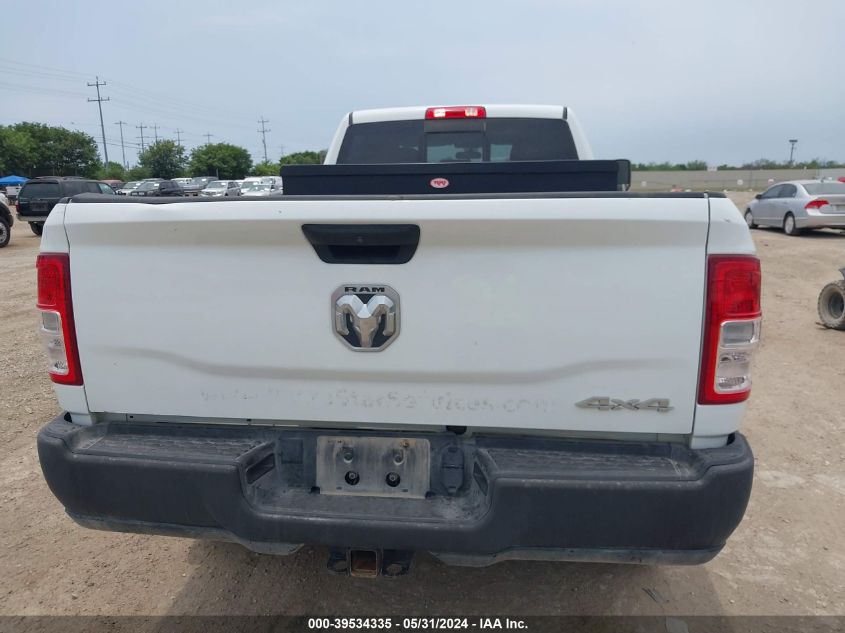 2022 Ram 2500 Tradesman 4X4 8' Box VIN: 3C6UR5HJ1NG273072 Lot: 39534335