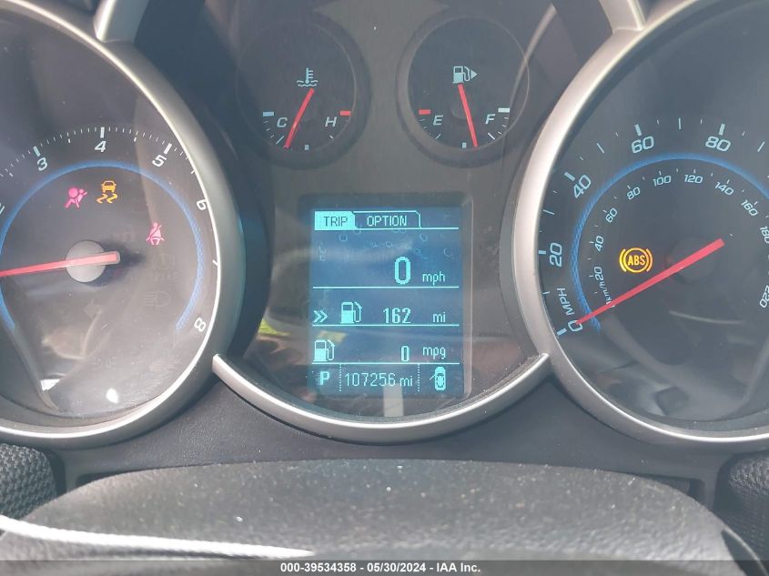 2014 Chevrolet Cruze 1Lt Auto VIN: 1G1PC5SB2E7291075 Lot: 39534358