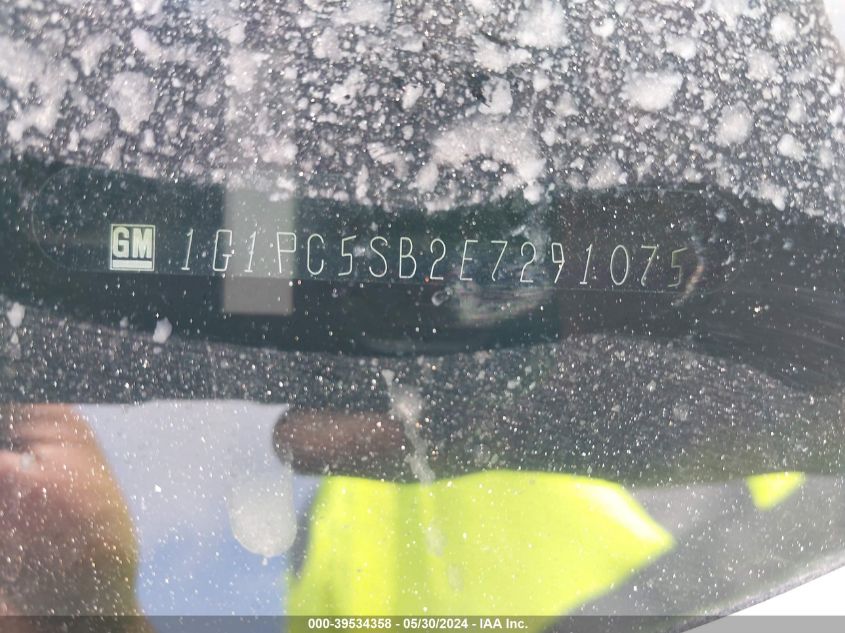 2014 Chevrolet Cruze 1Lt Auto VIN: 1G1PC5SB2E7291075 Lot: 39534358