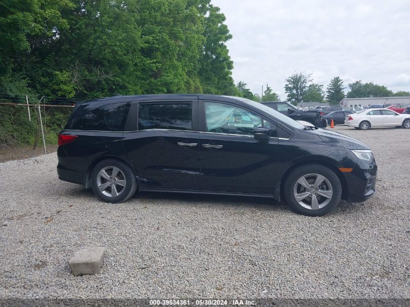 2019 Honda Odyssey Ex-L VIN: 5FNRL6H77KB009687 Lot: 39534361