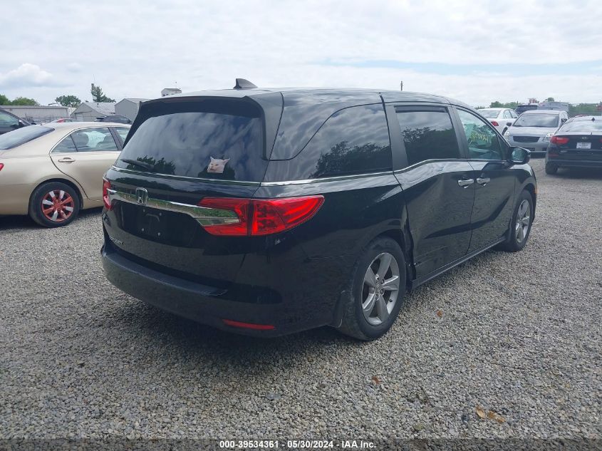 2019 Honda Odyssey Ex-L VIN: 5FNRL6H77KB009687 Lot: 39534361