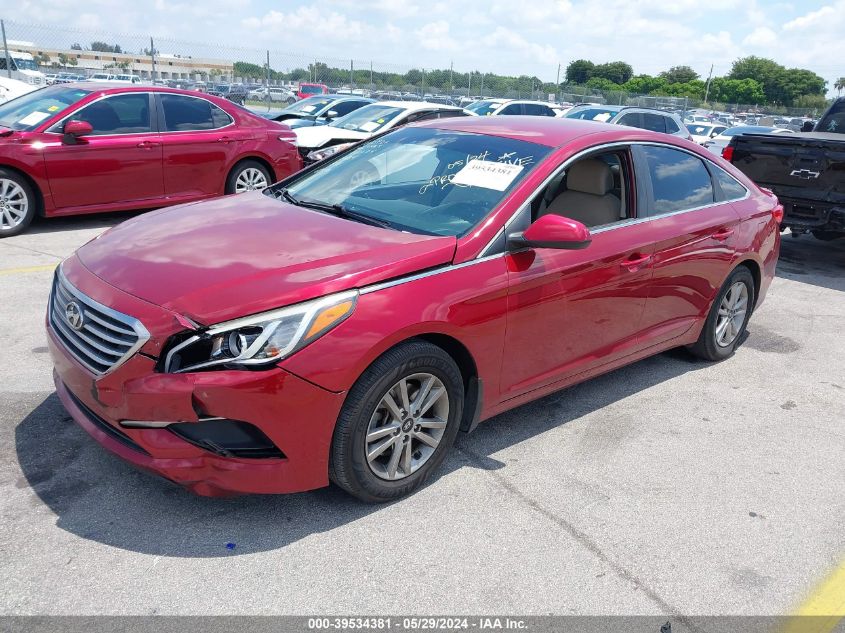 2016 HYUNDAI SONATA SE - 5NPE24AF6GH407134