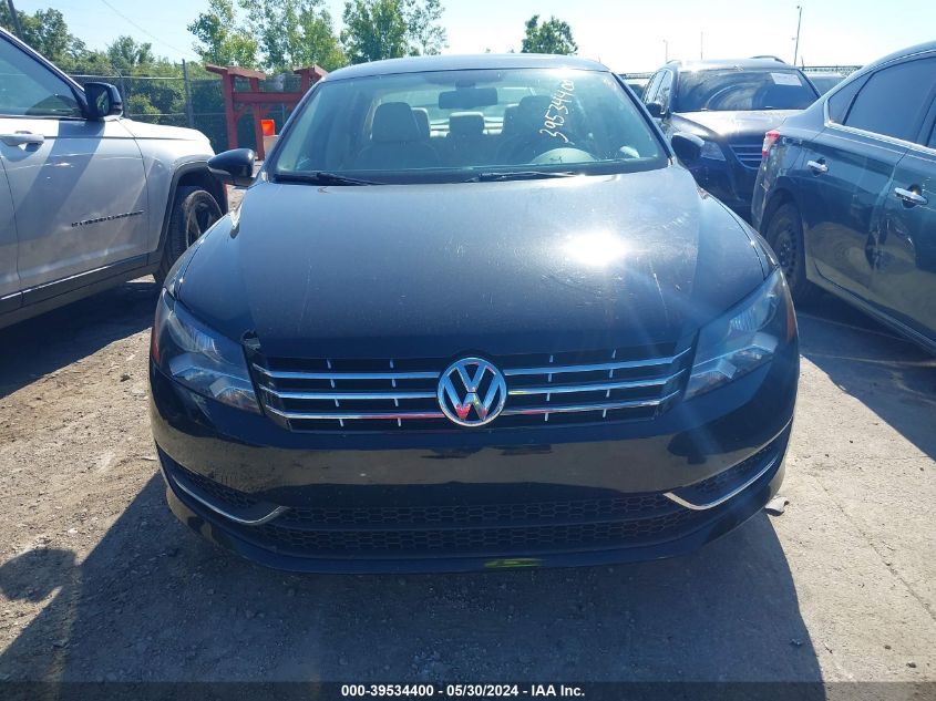 2012 Volkswagen Passat 2.5L Sel VIN: 1VWCH7A34CC036765 Lot: 39534400