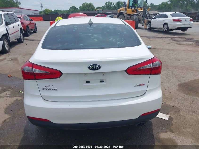 2016 KIA FORTE EX - KNAFZ4A88G5445494