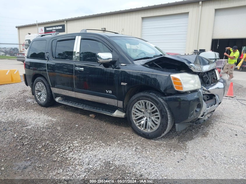 2007 Nissan Armada Le VIN: 5N1BA08A17N722914 Lot: 39534416
