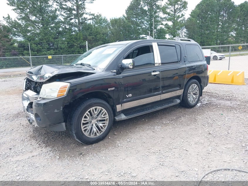 2007 Nissan Armada Le VIN: 5N1BA08A17N722914 Lot: 39534416