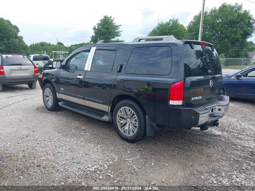 2007 Nissan Armada Le VIN: 5N1BA08A17N722914 Lot: 39534416
