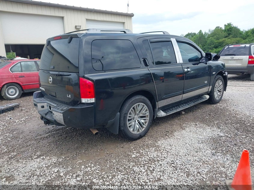 2007 Nissan Armada Le VIN: 5N1BA08A17N722914 Lot: 39534416