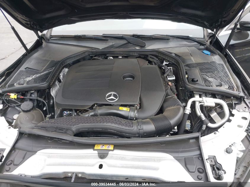 2019 Mercedes-Benz C 300 VIN: 55SWF8DB6KU288712 Lot: 39534445