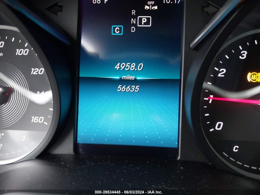 2019 Mercedes-Benz C 300 VIN: 55SWF8DB6KU288712 Lot: 39534445