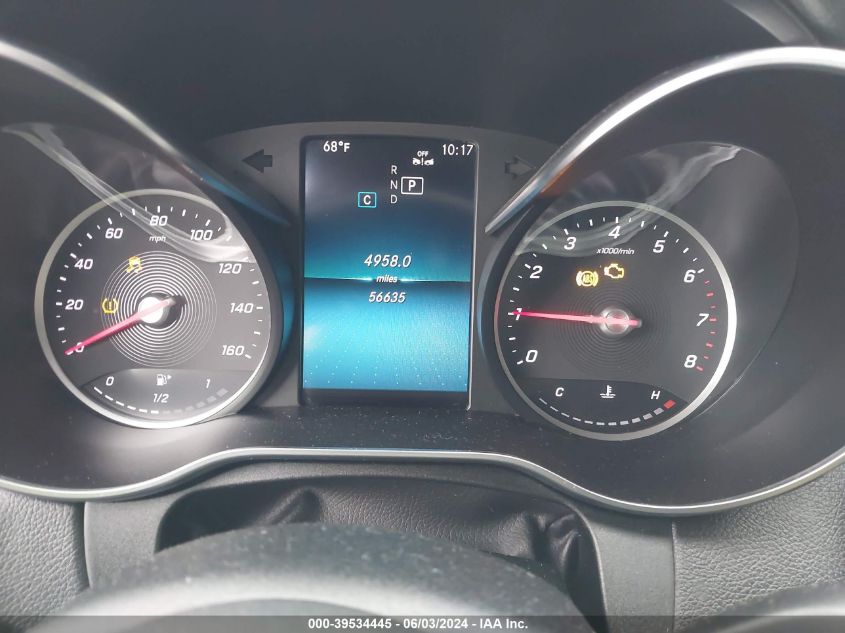 2019 Mercedes-Benz C 300 VIN: 55SWF8DB6KU288712 Lot: 39534445