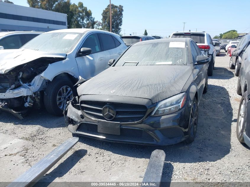 2019 Mercedes-Benz C 300 VIN: 55SWF8DB6KU288712 Lot: 39534445