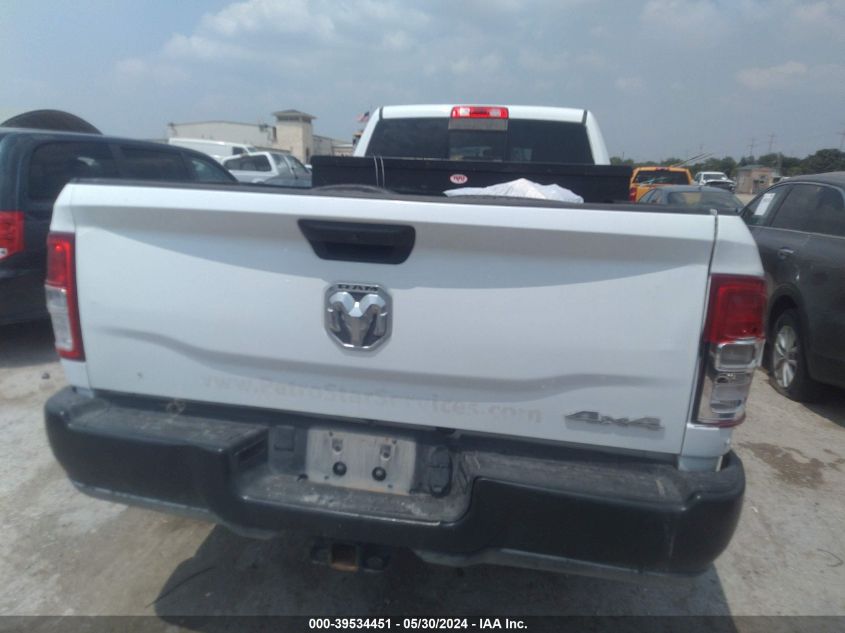 2022 Ram 2500 Tradesman 4X4 8' Box VIN: 3C6UR5HJ9NG273093 Lot: 39534451