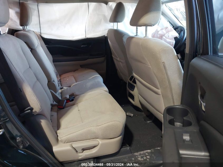 2018 Honda Pilot Ex VIN: 5FNYF6H39JB018762 Lot: 39534468