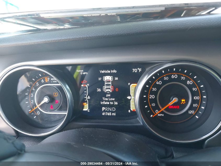 2019 Jeep Wrangler Unlimited Sport S 4X4 VIN: 1C4HJXDG8KW603696 Lot: 39534484