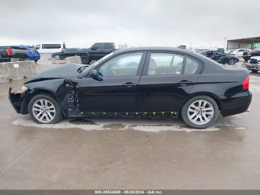 2007 BMW 328I VIN: WBAVA37597NL10745 Lot: 39534509