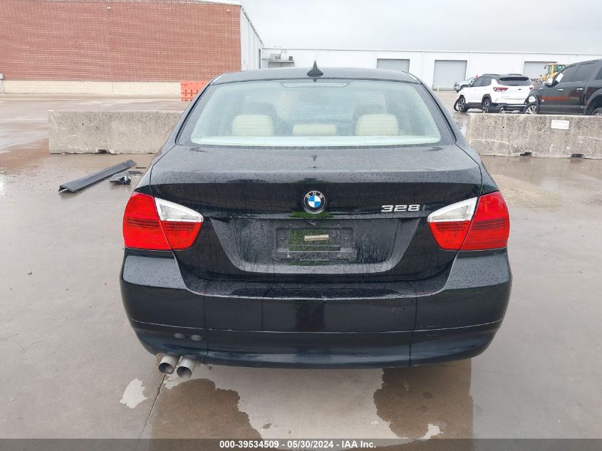 2007 BMW 328I VIN: WBAVA37597NL10745 Lot: 39534509