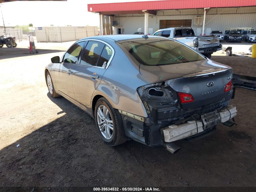 2012 Infiniti G37 Journey VIN: JN1CV6AP2CM623343 Lot: 39534532