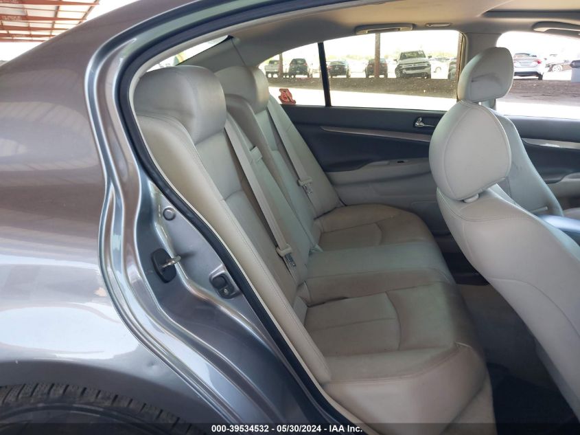 2012 Infiniti G37 Journey VIN: JN1CV6AP2CM623343 Lot: 39534532