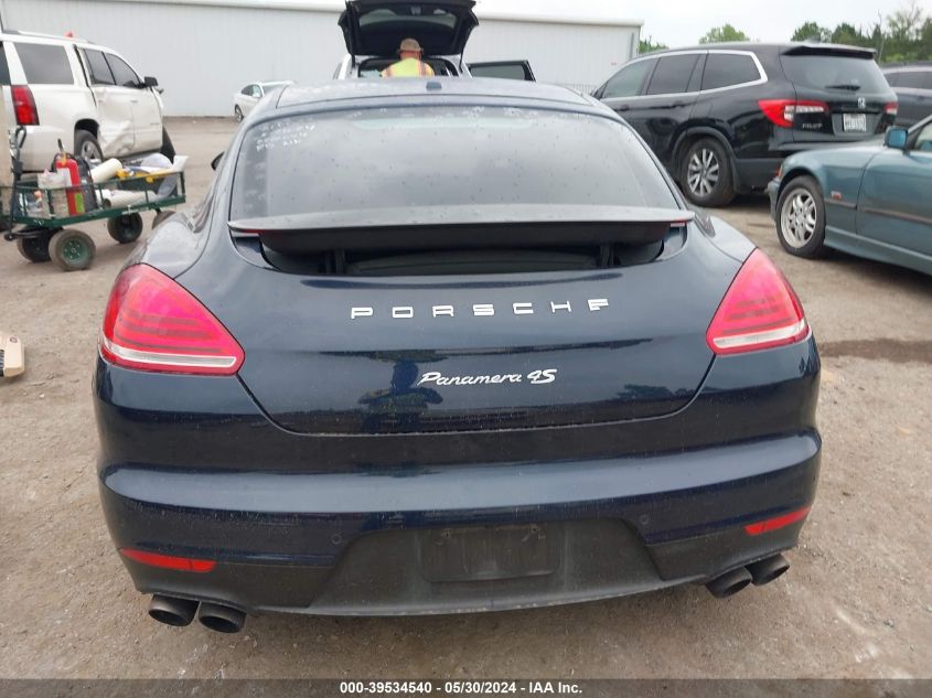 2014 Porsche Panamera 4S VIN: WP0AB2A78EL056117 Lot: 39534540