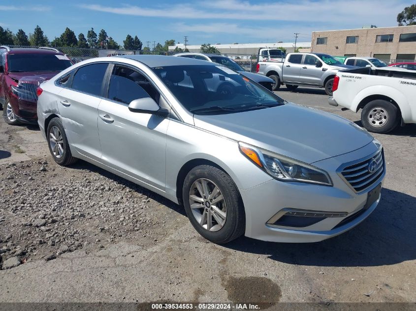 2015 Hyundai Sonata Se VIN: 5NPE24AF6FH059804 Lot: 39534553