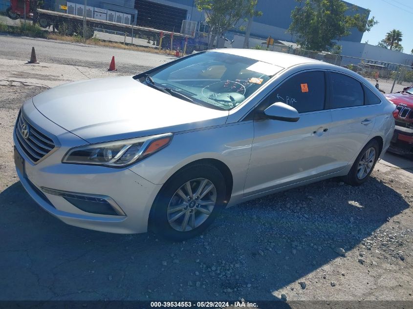 2015 Hyundai Sonata Se VIN: 5NPE24AF6FH059804 Lot: 39534553