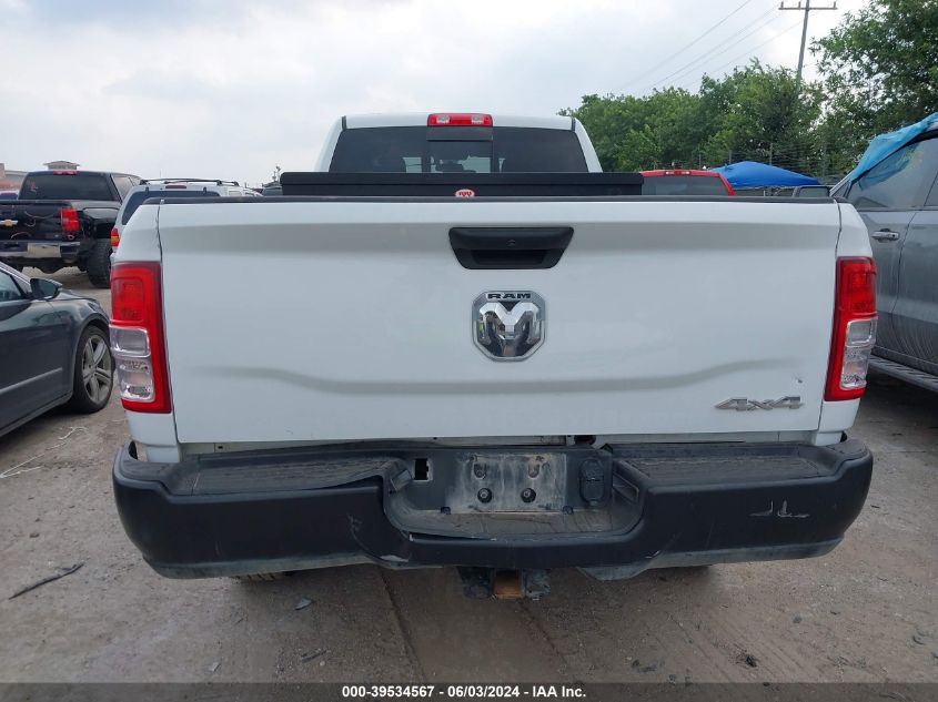 2022 Ram 2500 Tradesman 4X4 8' Box VIN: 3C6UR5HJ3NG273056 Lot: 39534567