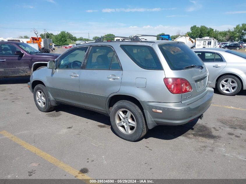 1999 Lexus Rx 300 VIN: JT6HF10U3X0091101 Lot: 39534590