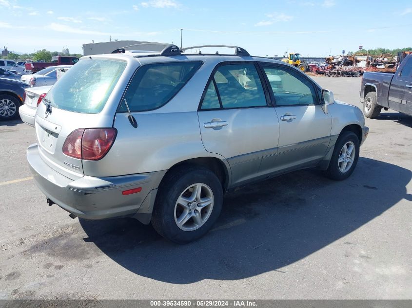 1999 Lexus Rx 300 VIN: JT6HF10U3X0091101 Lot: 39534590